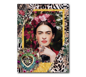 Melting Pot - Schilderij Frida Multicolor op Canvas 60x90cm Melting Pot - Schilderij Frida Multicolor op Canvas 60x90cm