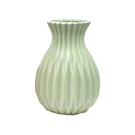 Melting Pot - Vaasje Mila Keramiek 12x17cm in 3 kleuren Melting Pot - Vaasje Mila Keramiek 12x17cm in 3 kleuren