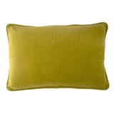 Imbarro - Sierkussen Lala Olijf Groen Velours 60x40cm met bies Imbarro - Sierkussen Lala Olijf Groen Velours 60x40cm met bies