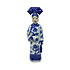 Beeld Chinese Keizerin met Pijp Blauw-Wit Porselein 33cm Beeld Chinese Keizerin met Pijp Blauw-Wit Porselein 33cm