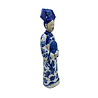 Melting Pot - Handgemaakt Beeld Chinese Keizerin met Spiegel Blauw-Wit Porselein 8x32cm Melting Pot - Handgemaakt Beeld Chinese Keizerin met Spiegel Blauw-Wit Porselein 8x32cm