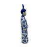 Melting Pot - Handgemaakt Beeld Chinese Keizerin met Spiegel Blauw-Wit Porselein 8x32cm Melting Pot - Handgemaakt Beeld Chinese Keizerin met Spiegel Blauw-Wit Porselein 8x32cm