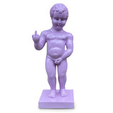 Melting Pot - Beeld Manneken Pis Fuck You Lila XL 25x60cm