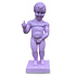 Beeld Manneken Pis F*ck You Paars XL 25x60cm Beeld Manneken Pis F*ck You Paars XL 25x60cm