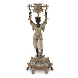 Melting Pot Exclusive - Kandelaar Indiase Vrouw Multicolor Metaal 13x36cm Melting Pot Exclusive - Kandelaar Indiase Vrouw Multicolor Metaal 13x36cm