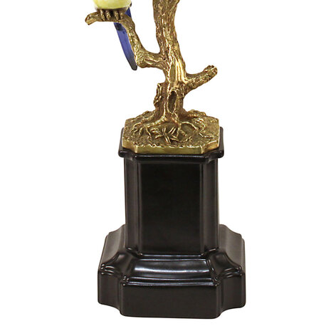 Melting Pot Exclusive - Kandelaar Papegaaien Porselein 17x58cm 4-armen Melting Pot Exclusive - Kandelaar Papegaaien Porselein 17x58cm 4-armen