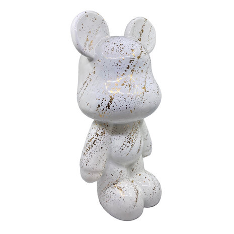 Melting Pot - Beeld Design Beer Wit Splash Goud 26x47cm Melting Pot - Beeld Design Beer Wit Splash Goud 26x47cm