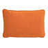 Sierkussen Lala Oranje Velours 60x40cm met bies Sierkussen Lala Oranje Velours 60x40cm met bies
