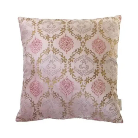 Melting Pot - Sierkussen Herder Zacht Roze Fluweel 45x45cm Melting Pot - Sierkussen Herder Zacht Roze Fluweel 45x45cm