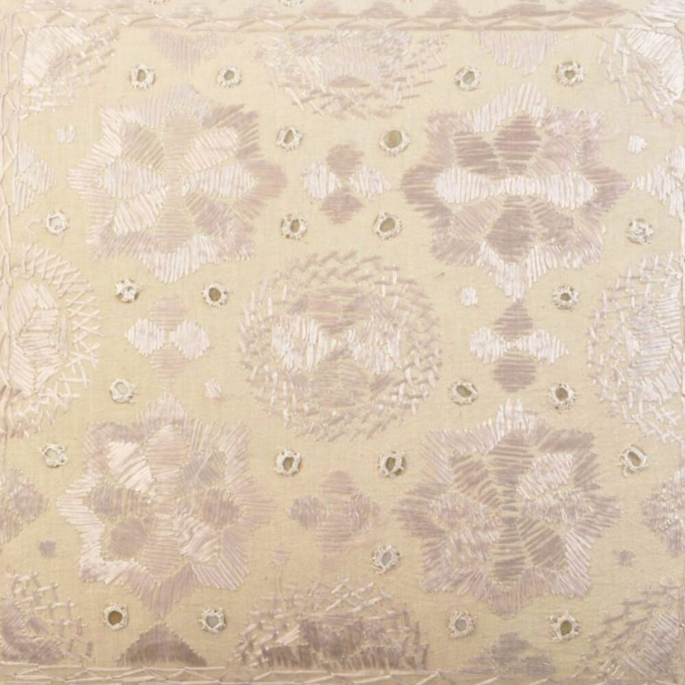 Melting Pot - Sierkussen Onyx Beige Katoen 40x40cm geborduurd Melting Pot - Sierkussen Onyx Beige Katoen 40x40cm geborduurd