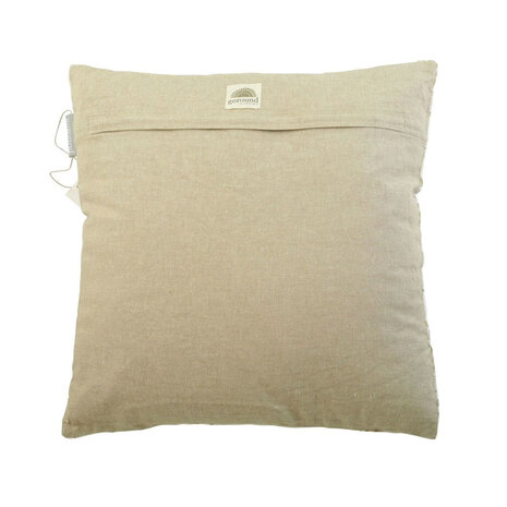 Melting Pot - Sierkussen Onyx Beige Katoen 40x40cm geborduurd Melting Pot - Sierkussen Onyx Beige Katoen 40x40cm geborduurd