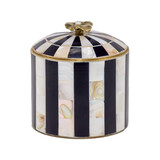 Doing Goods - Doosje Zoey Bloem Zwart Wit Gestreept 10x11cm Doing Goods - Doosje Zoey Bloem Zwart Wit Gestreept 10x11cm