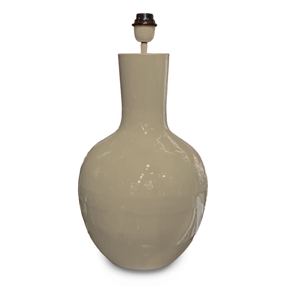 Colmore - Tafel Lamp Voet Sand Emaille Metaal 30x58cm