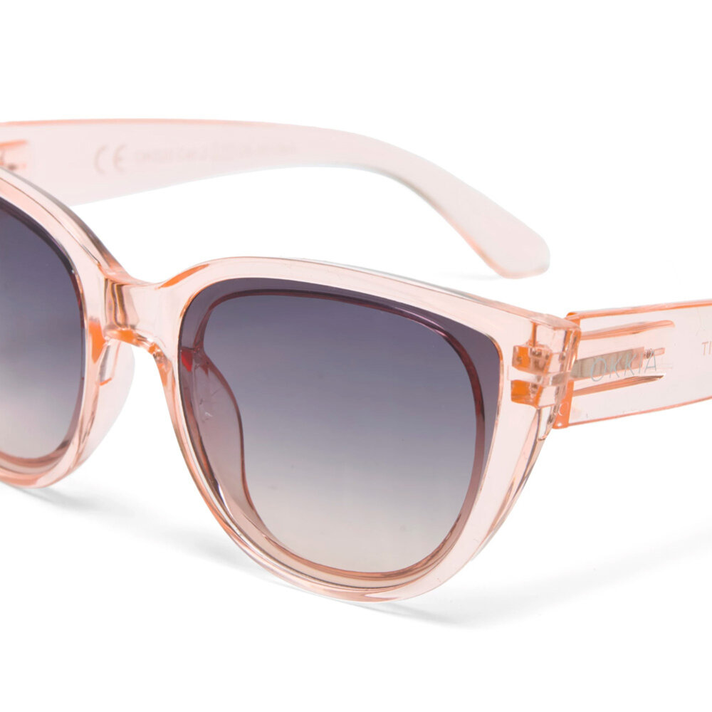 Okkia - Zonnebril SILVIA Cat-Eye Transparent Pink OK020-TPI