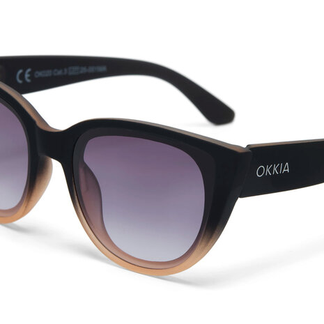 Okkia - Zonnebril SILVIA Cat-Eye Black Pink OK020-BP Okkia - Zonnebril SILVIA Cat-Eye Black Pink OK020-BP
