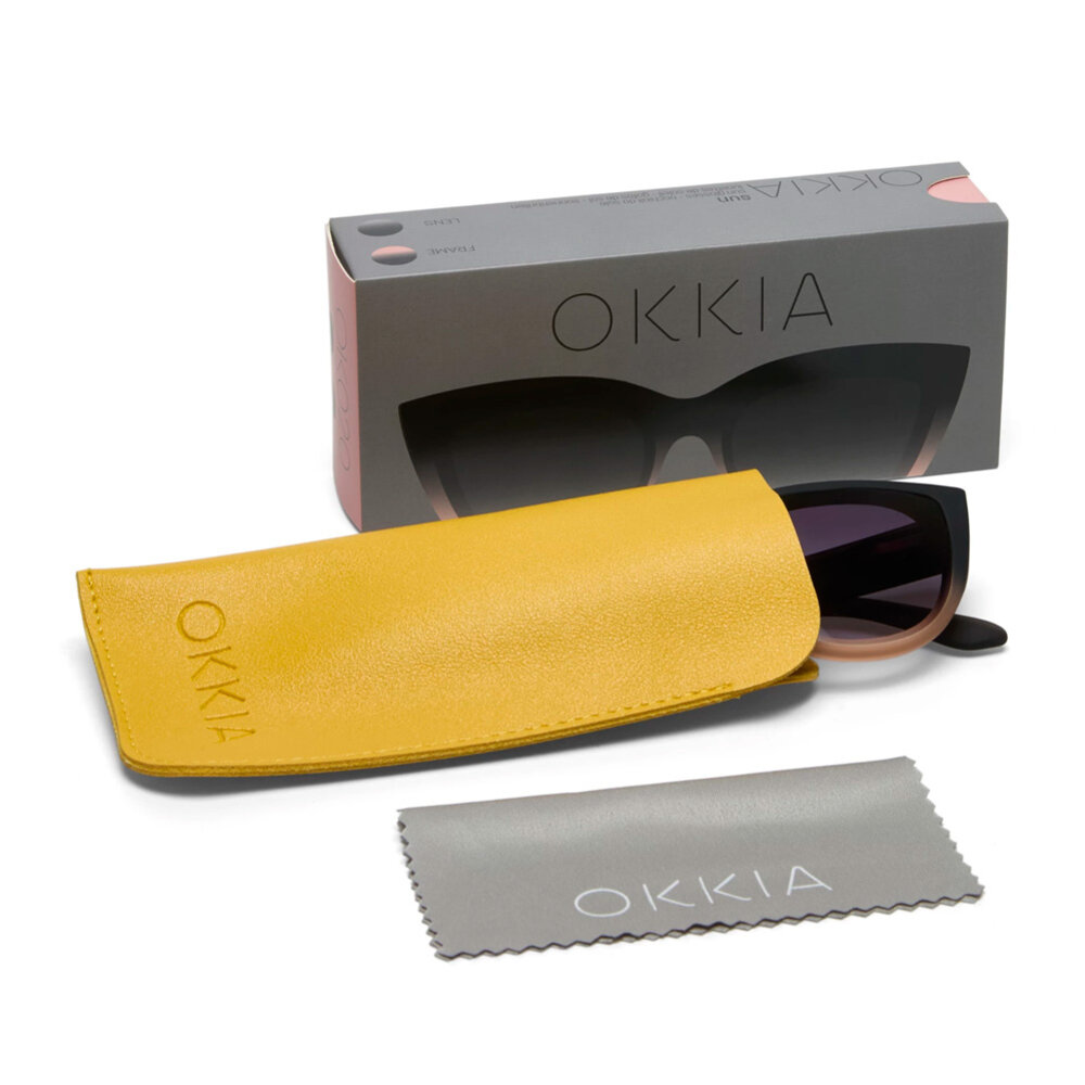 Okkia - Zonnebril SILVIA Cat-Eye Black Pink OK020-BP Okkia - Zonnebril SILVIA Cat-Eye Black Pink OK020-BP