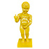 Beeld Manneken Pis F*ck You Geel XL 25x60cm Beeld Manneken Pis F*ck You Geel XL 25x60cm