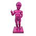 Beeld Manneken Pis Fuck You Fuchsia 20x45cm