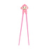 Kinder Eetstokjes Aapje Roze 22cm
