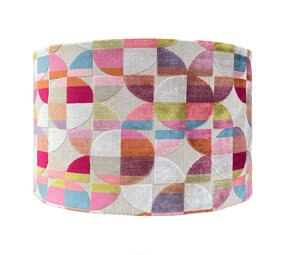 Colmore - Lampenkap Patch Multicolor Velours 45x30cm Colmore - Lampenkap Patch Multicolor Velours 45x30cm