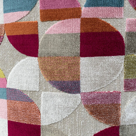 Colmore - Lampenkap Patch Multicolor Velours 45x30cm Colmore - Lampenkap Patch Multicolor Velours 45x30cm