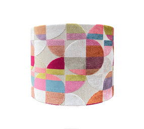 Colmore - Lampenkap Patch Multicolor Velours 25x20cm Colmore - Lampenkap Patch Multicolor Velours 25x20cm