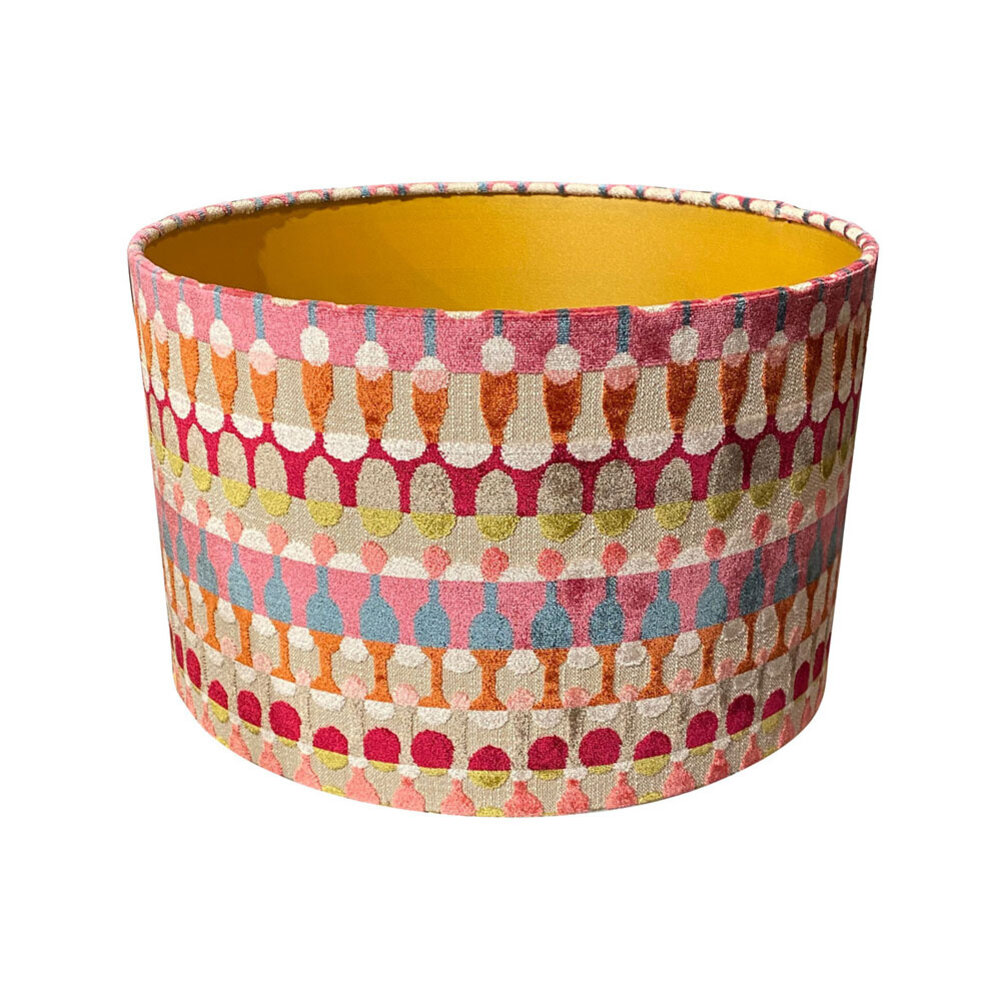 Colmore - Lampenkap Circus Multicolor Velours 35x22cm