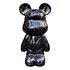 Beeld Design Teddy Beer Zwart Splash Goud 26x47cm Beeld Design Teddy Beer Zwart Splash Goud 26x47cm