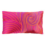 Colmore - Sierkussen Swirls Oranje Fuchsia Paars 60x35cm Colmore - Sierkussen Swirls Oranje Fuchsia Paars 60x35cm