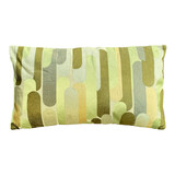 Colmore - Sierkussen Strepen Groen Katoen 60x35cm Colmore - Sierkussen Strepen Groen Katoen 60x35cm