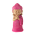 Beeldje Boeddha Biddend Roze Kunststof 13x32cm Beeldje Boeddha Biddend Roze Kunststof 13x32cm