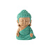 Beeldje Boeddha Zen Azuur Kunststof 20x20cm Beeldje Boeddha Zen Azuur Kunststof 20x20cm