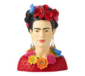 Melting Pot - Beeld Frida Kahlo Buste Multicolor 31x40cm Melting Pot - Beeld Frida Kahlo Buste Multicolor 31x40cm