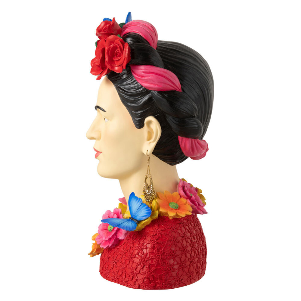 Melting Pot - Beeld Frida Kahlo Buste Multicolor 31x40cm Melting Pot - Beeld Frida Kahlo Buste Multicolor 31x40cm