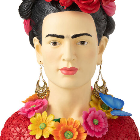 Melting Pot - Beeld Frida Kahlo Buste Multicolor 31x40cm Melting Pot - Beeld Frida Kahlo Buste Multicolor 31x40cm