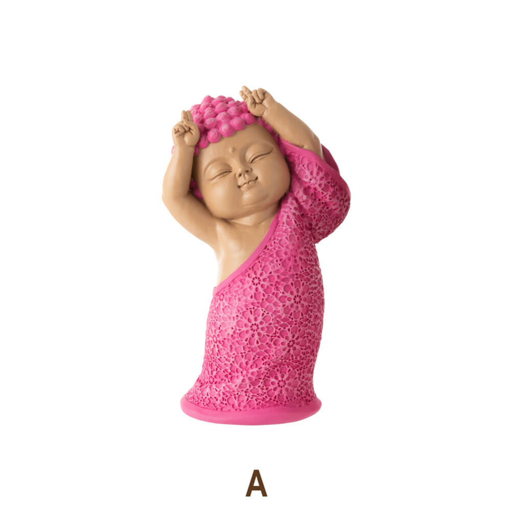 Melting Pot - Beeldje Boeddha Dans 13x20cm 2 kleuren 3 vormen