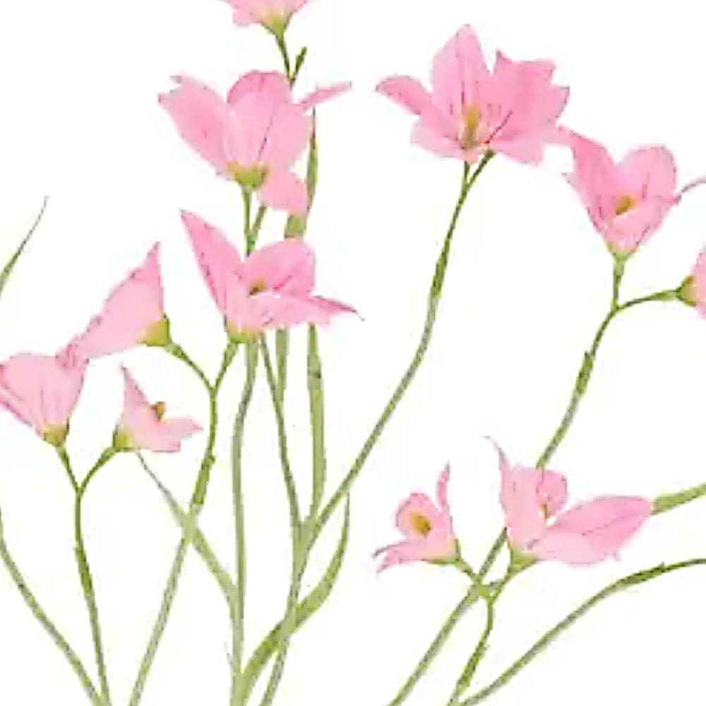 Melting Pot - Kunstbloem Klavertje Vier Roze Zijde Tak 99cm