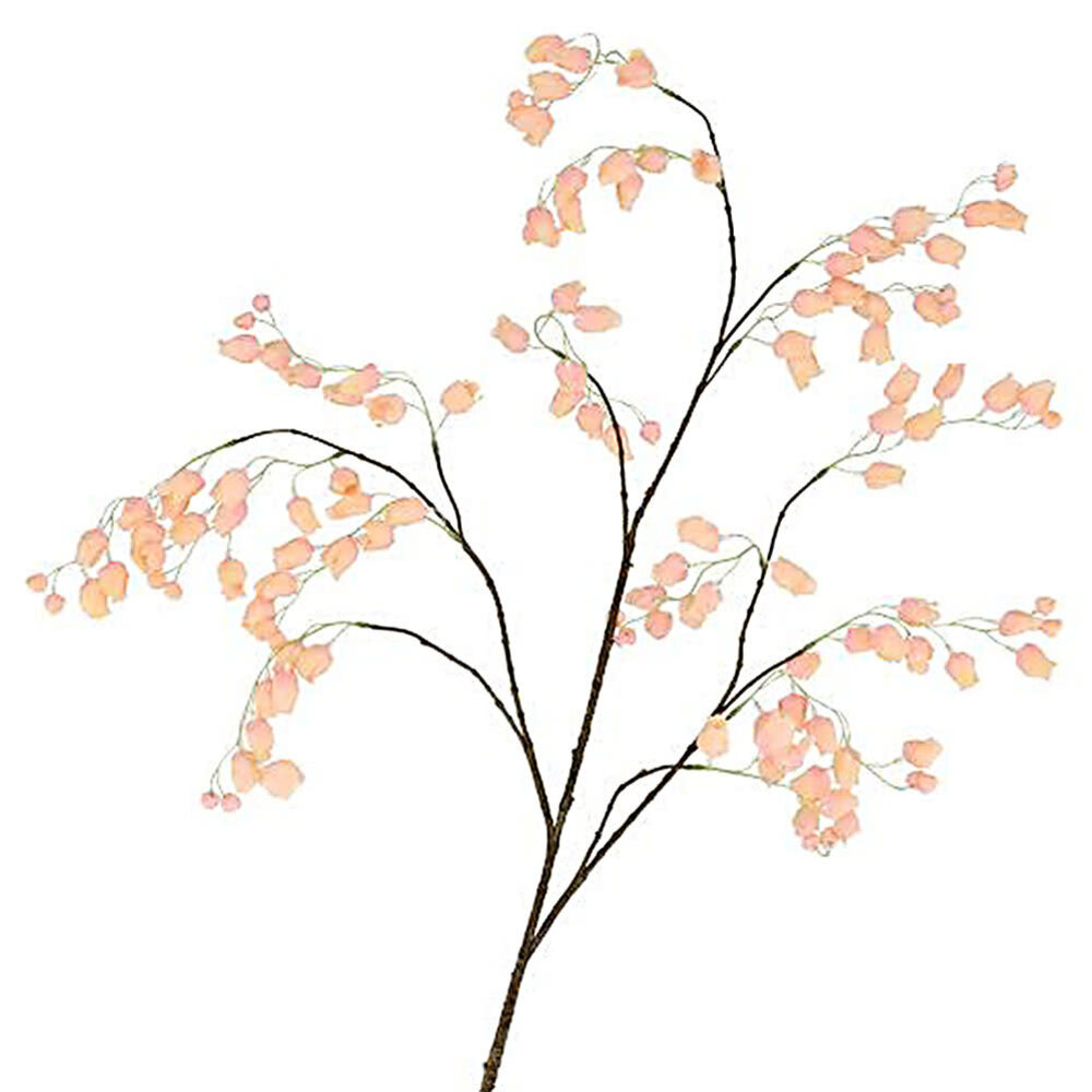 Melting Pot - Kunstbloem Campanula Klokjes Zalm Tak 130cm