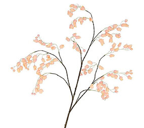 Melting Pot - Kunstbloem Campanula Klokjes Zalm Tak 130cm