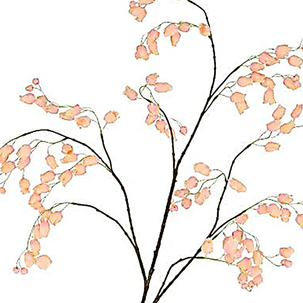 Melting Pot - Kunstbloem Campanula Klokjes Zalm Tak 130cm