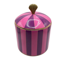 Melting Pot - Sieraaddoosje Circus Schelp Paars-Roze Messing 9x13cm Melting Pot - Sieraaddoosje Circus Schelp Paars-Roze Messing 9x13cm
