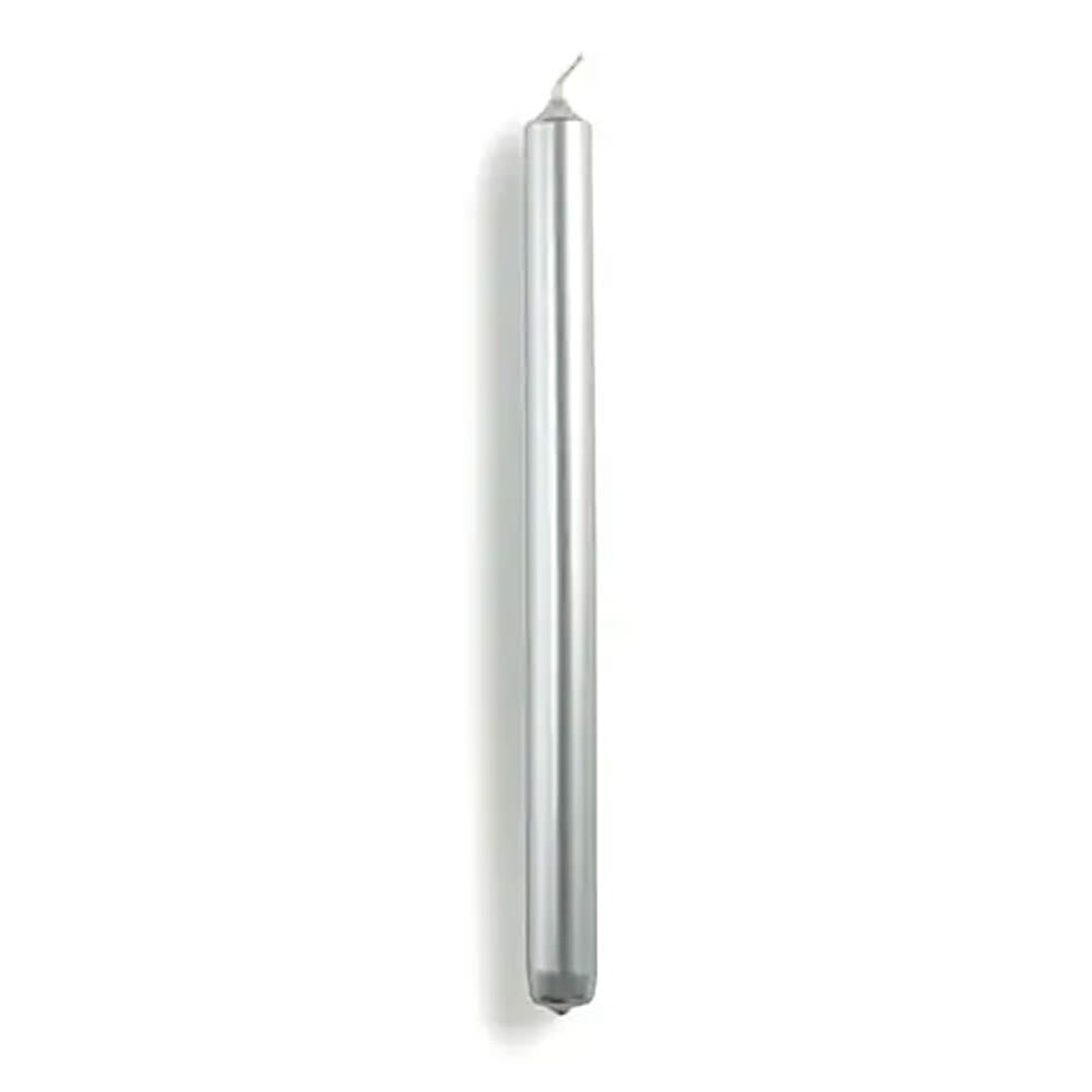 Rustik Lys - Dinerkaars Zilver Metallic 2.1x29cm – Feestelijke Glans Rustik Lys - Dinerkaars Zilver Metallic 2.1x29cm – Feestelijke Glans