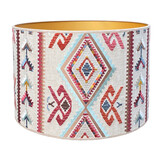 Melting Pot - Lampenkap Castille Multicolor Beige 40x30cm geborduurd