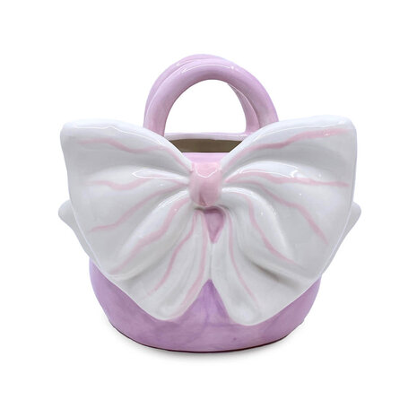 Melting Pot - Vaasje Yfke Handtas met Strik 18x17cm in 4 kleuren Melting Pot - Vaasje Yfke Handtas met Strik 18x17cm in 4 kleuren