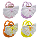 Melting Pot - Vaasje Yfke Handtas met Strik 18x17cm in 4 kleuren Melting Pot - Vaasje Yfke Handtas met Strik 18x17cm in 4 kleuren