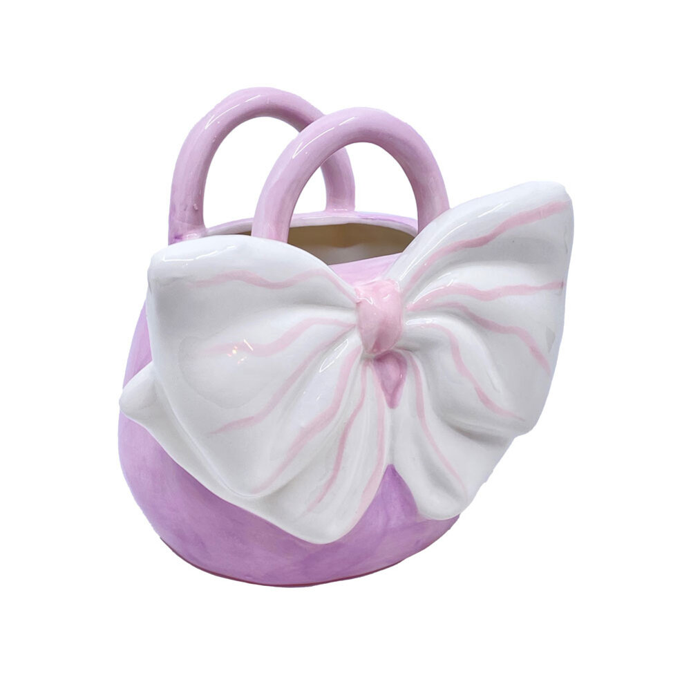 Melting Pot - Vaasje Yfke Handtas met Strik 18x17cm in 4 kleuren Melting Pot - Vaasje Yfke Handtas met Strik 18x17cm in 4 kleuren