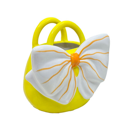 Melting Pot - Vaasje Yfke Handtas met Strik 18x17cm in 4 kleuren Melting Pot - Vaasje Yfke Handtas met Strik 18x17cm in 4 kleuren