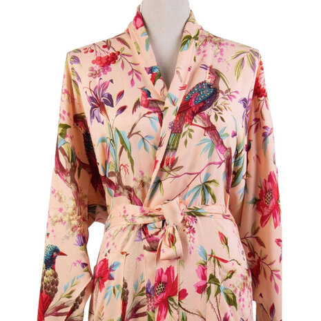 Imbarro - Kimono Royal Paradise Peach Viscose one-size Imbarro - Kimono Royal Paradise Peach Viscose one-size