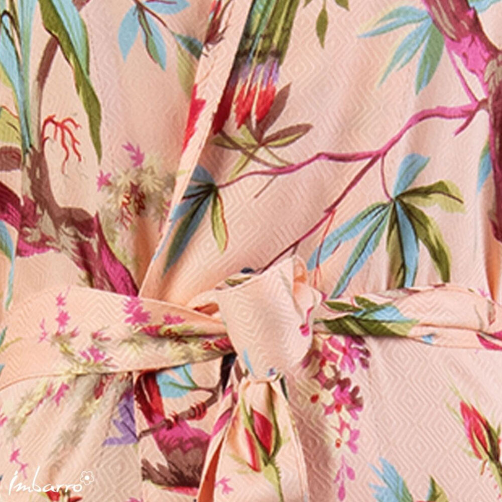 Imbarro - Kimono Royal Paradise Peach Viscose one-size Imbarro - Kimono Royal Paradise Peach Viscose one-size