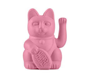 Donkey - Lucky Cat Hot Pink 10x15cm zwaaiend